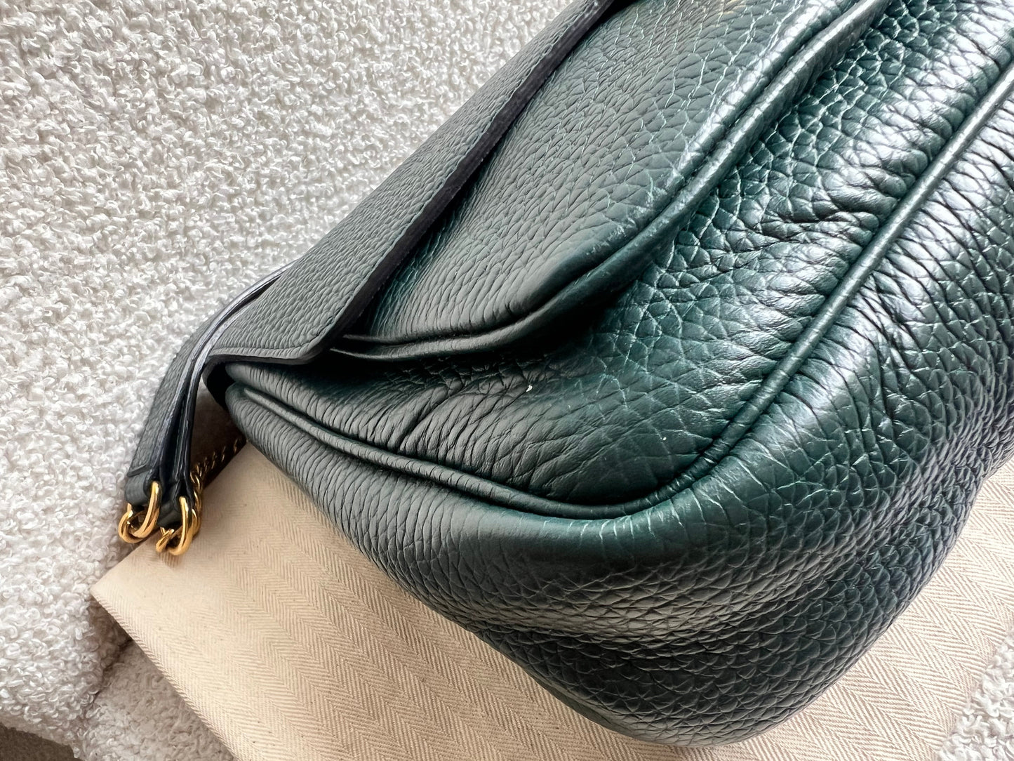 Mulberry Green Darley Shoulder Bag (RRP £1095)