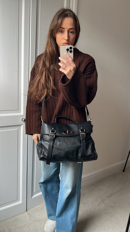 Mulberry Oversized Black Alexa (RRP £1100)