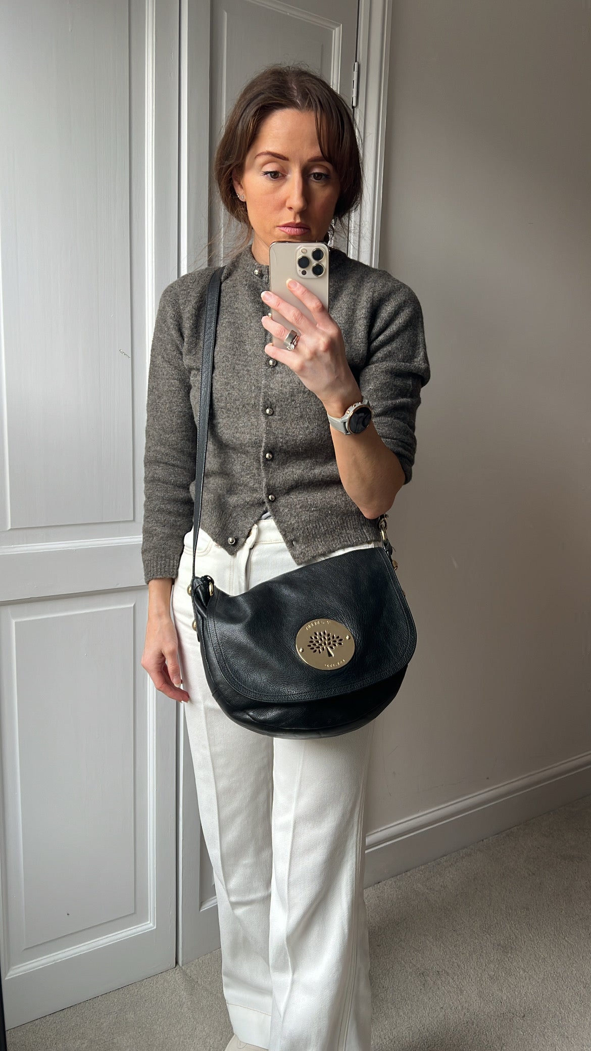 Mulberry Black Daria Satchel (RRP £795)