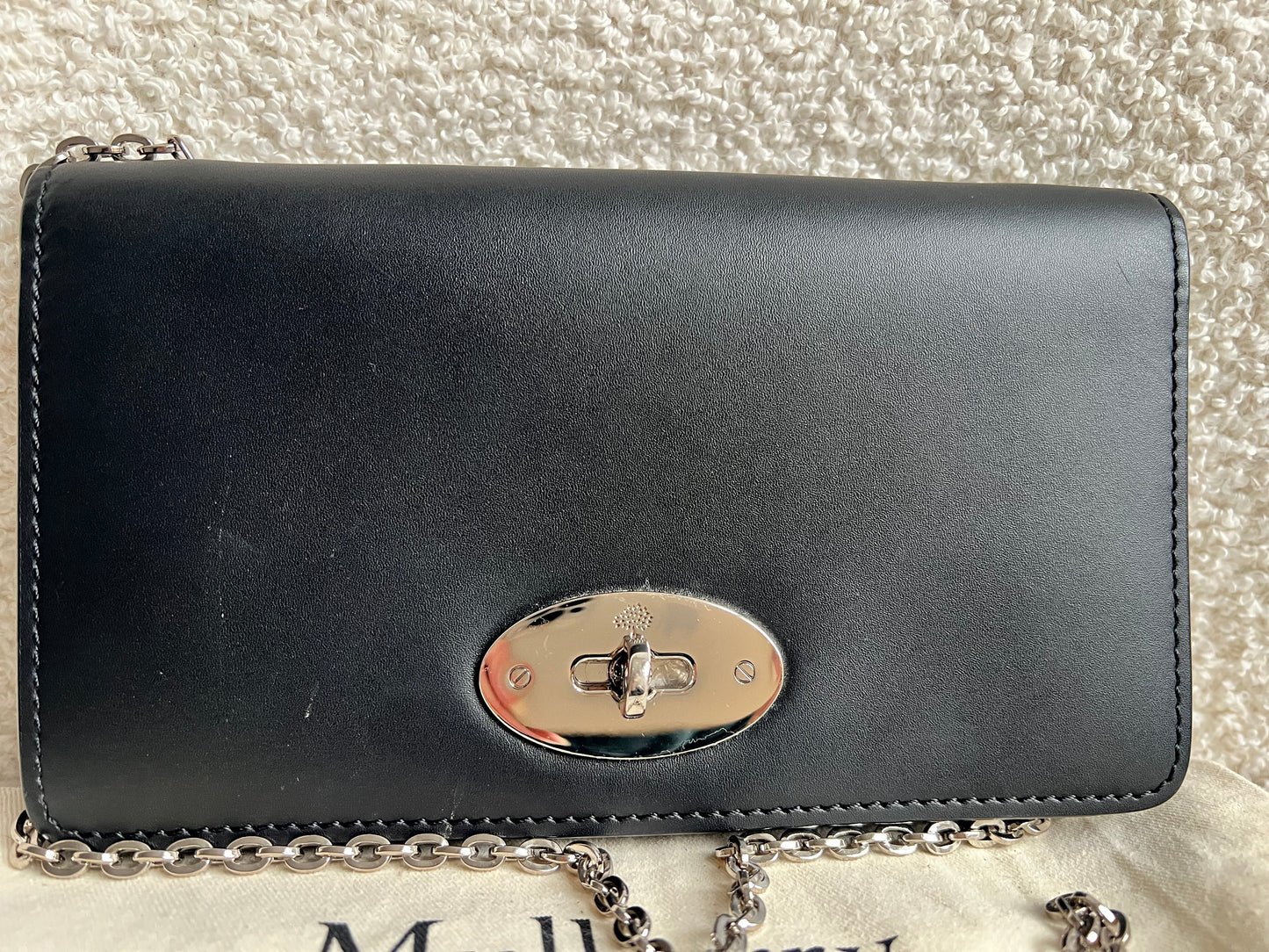 Mulberry Black Bayswater Clutch (RRP £495)