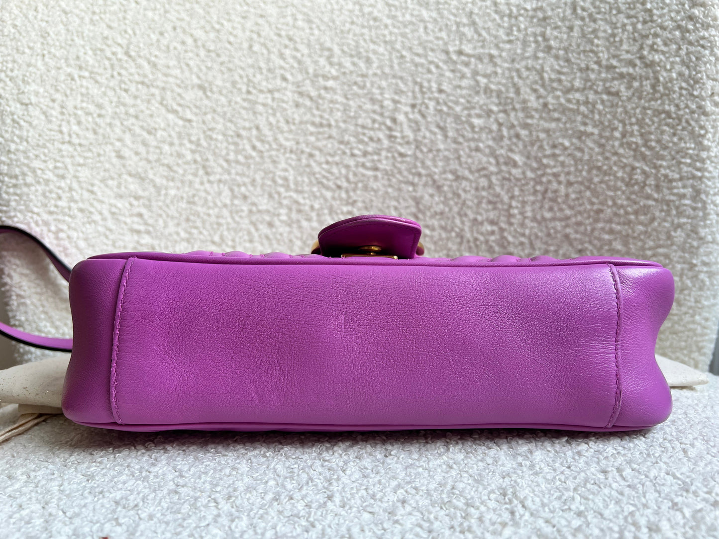 Gucci GG Hot Pink Marmont Small Shoulder Bag (RRP £2070)