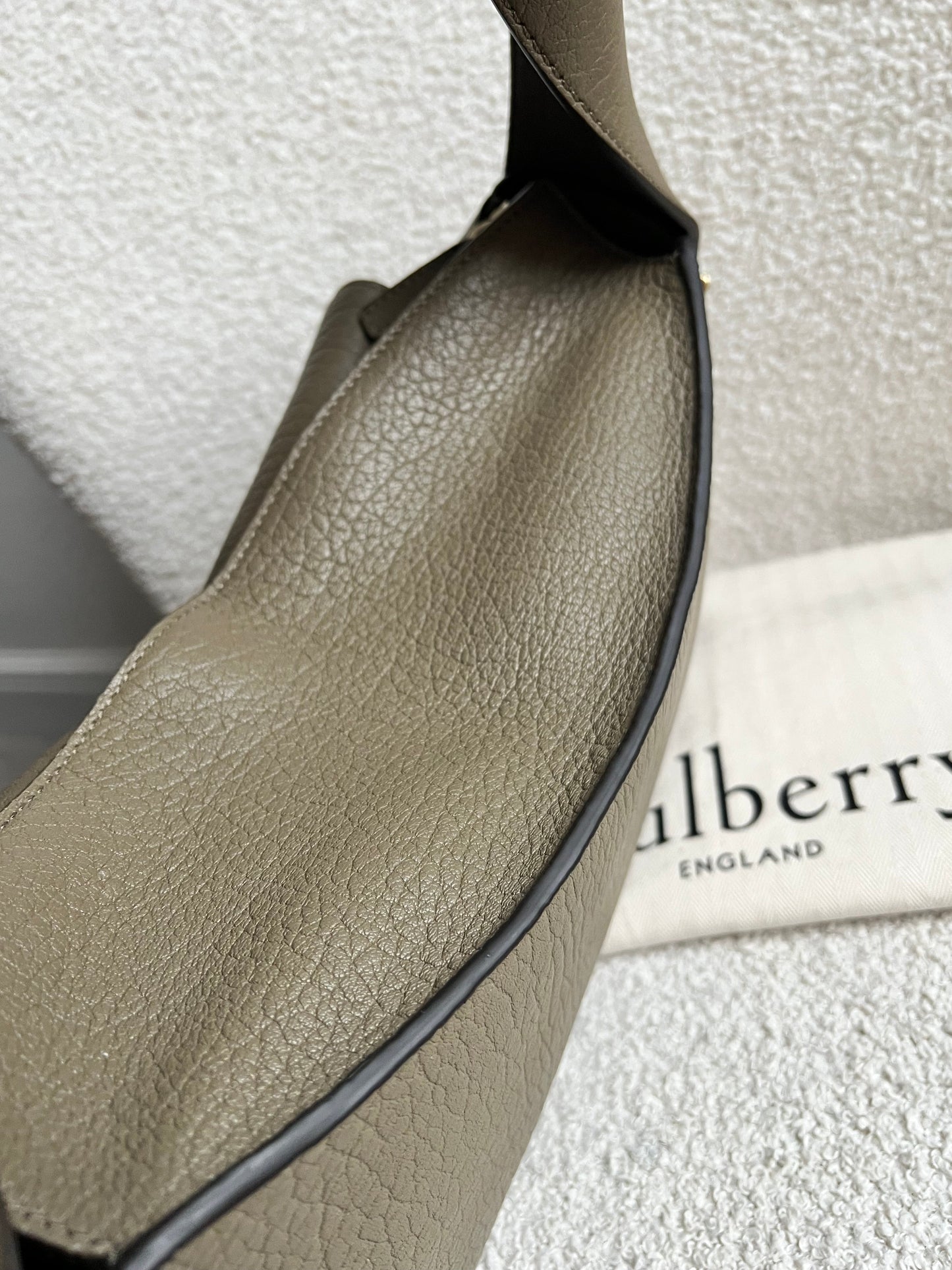 Mulberry Linen Green Maggie (RRP £995)