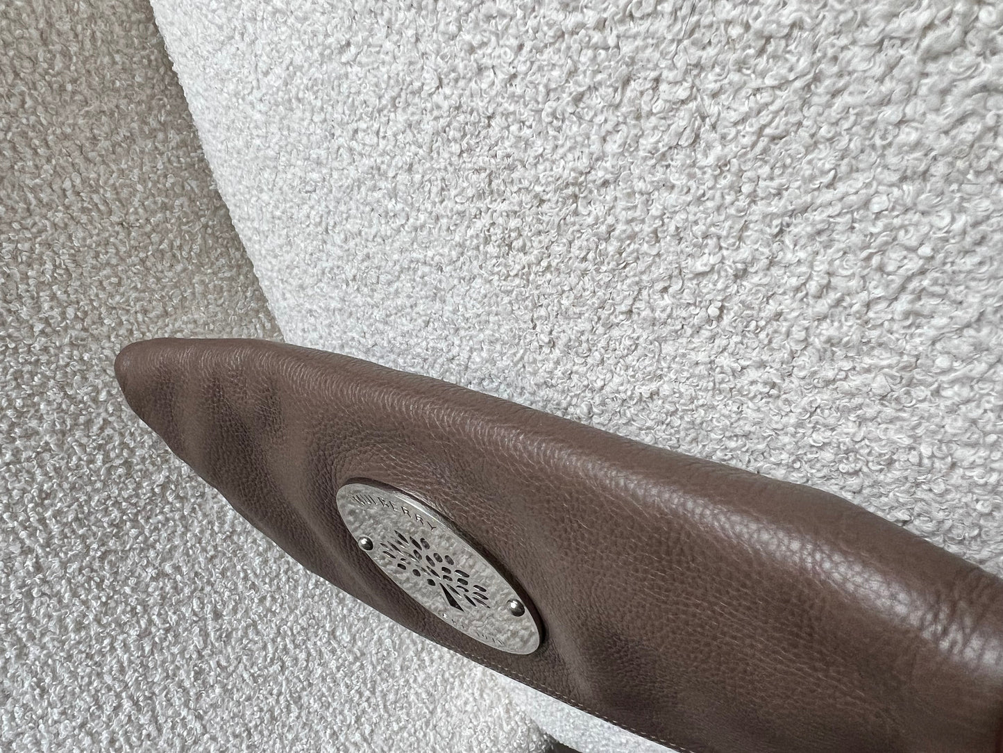 Mulberry Taupe Daria Clutch (RRP £550)