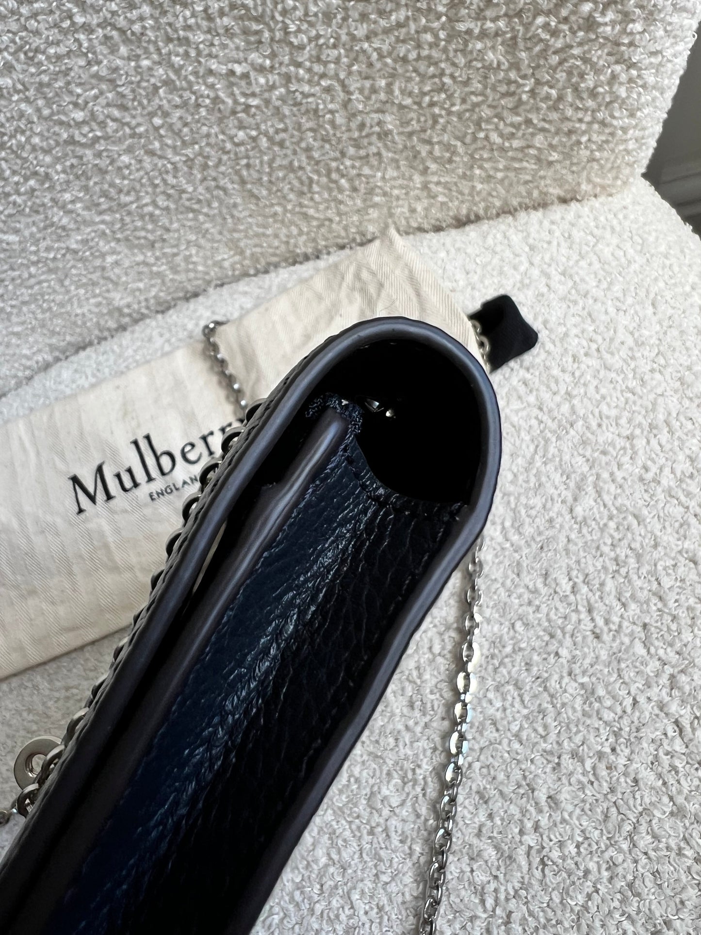 Mulberry Midnight Bayswater Clutch (RRP £495)