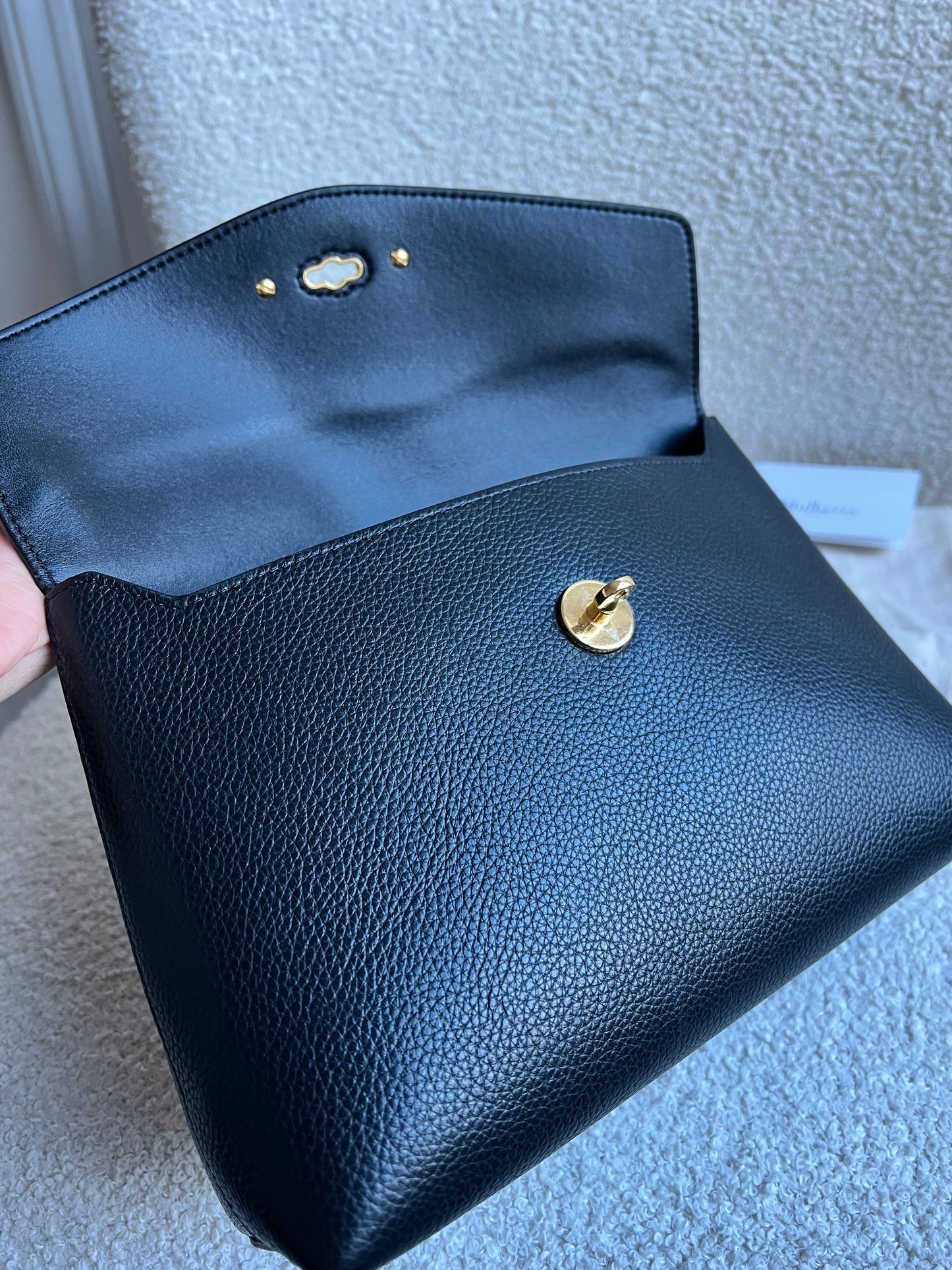 Mulberry Black Large Darley Cosmetic Pouch (RRP £395)