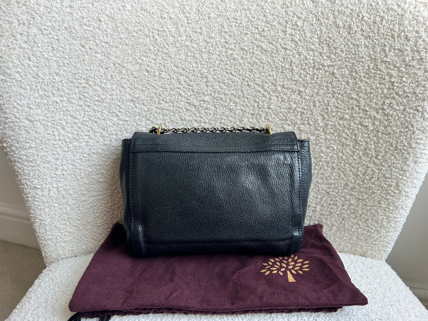 Mulberry Black Regular Lily with Hardware (RRP £995)