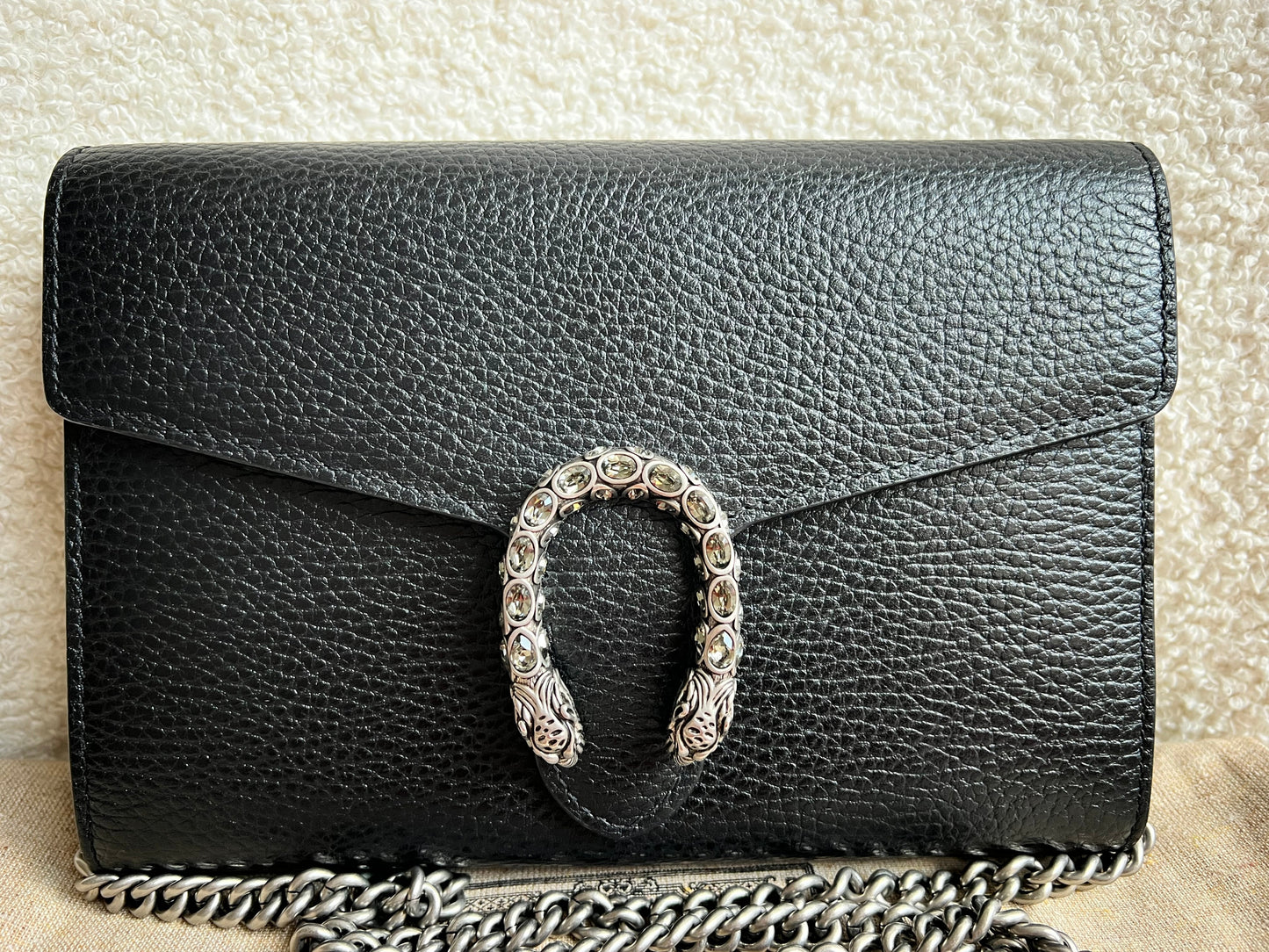 Gucci Dionysus Black Mini Chain Bag (RRP £1420)