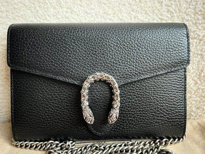 Gucci Dionysus Black Mini Chain Bag (RRP £1420)