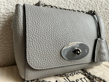 Mulberry Pale Grey Regular Lily Heavy Grain (RRP £1095)