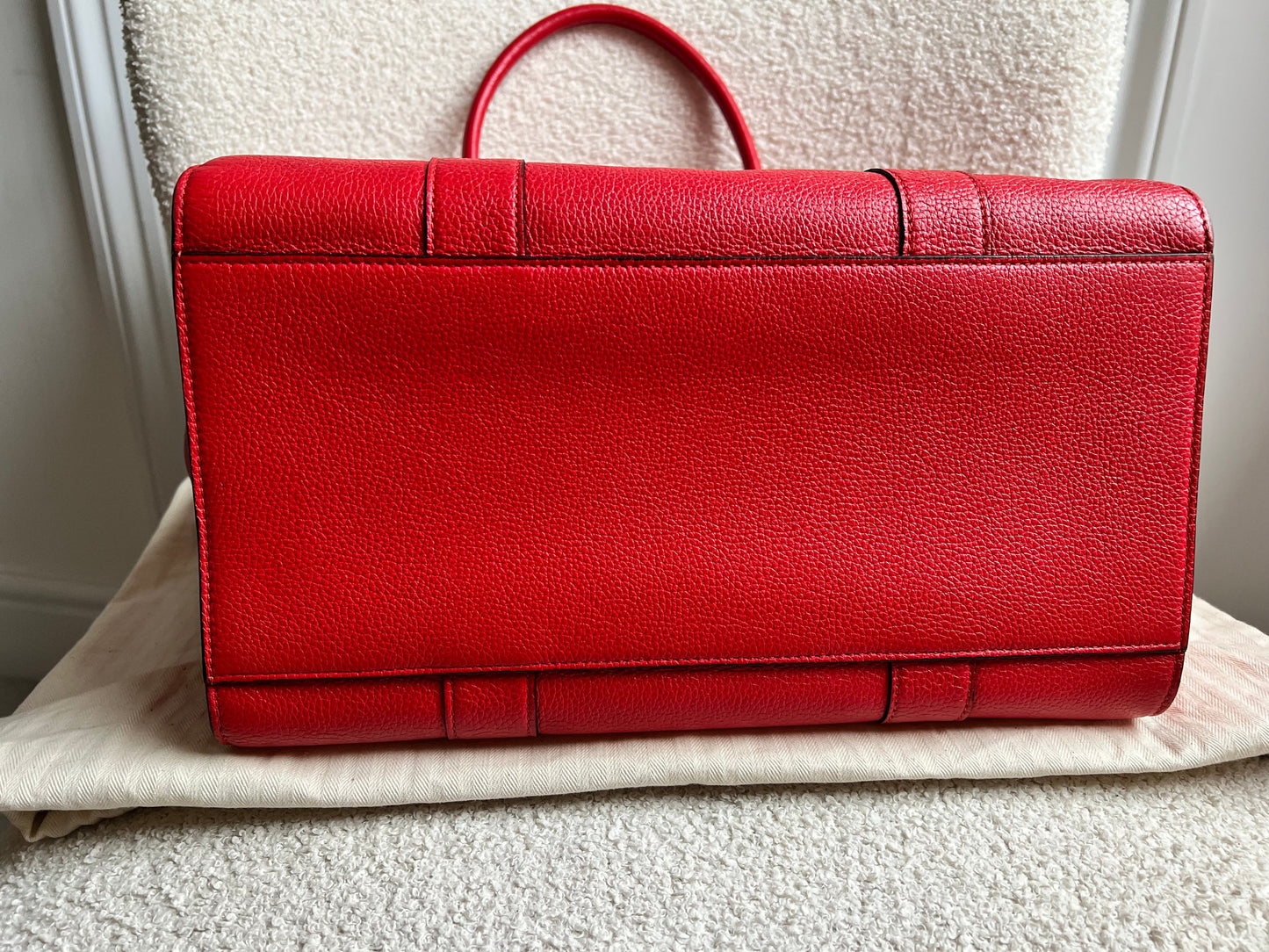 Mulberry Fiery Red Zipped Bayswater (RRP £1,350)