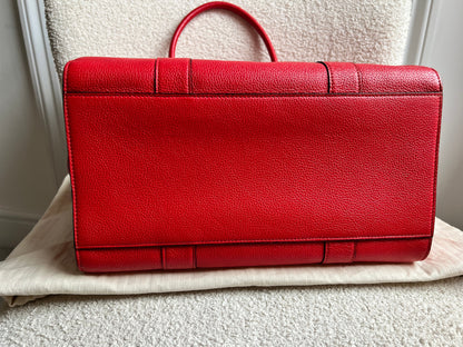 Mulberry Fiery Red Zipped Bayswater (RRP £1,350)