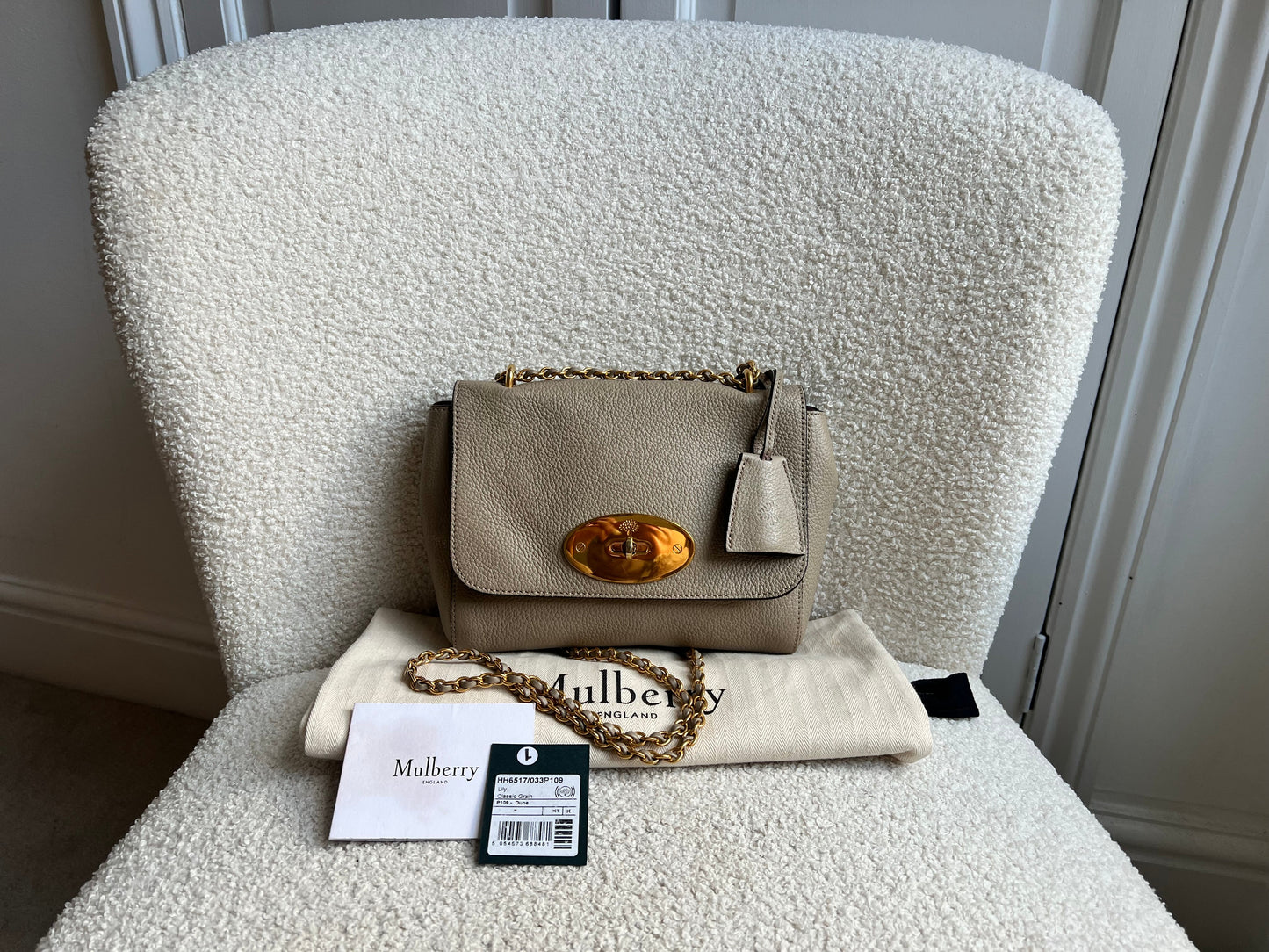 Mulberry Dune Regular Lily with Gold Hardware (RRP £995)
