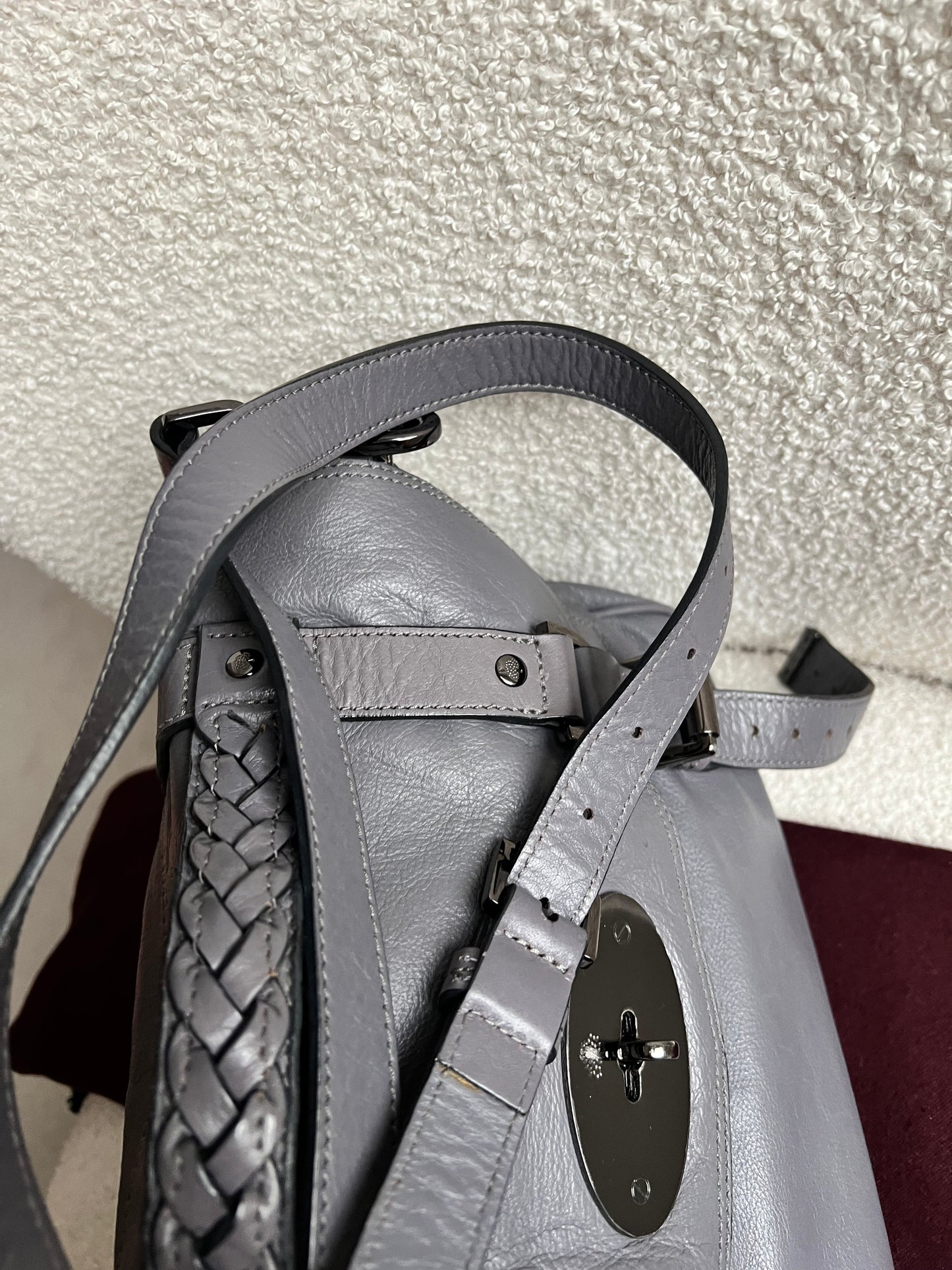 Mulberry Foggy Grey Regular Alexa (RRP £1100)