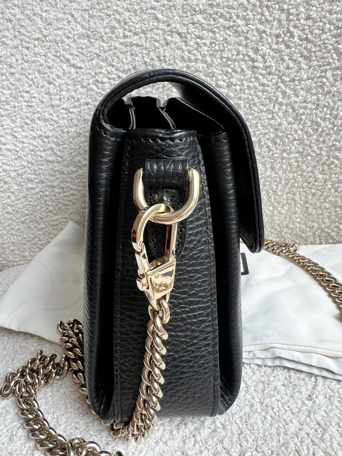 Gucci Interlocking GG Black Small Cross Body Bag