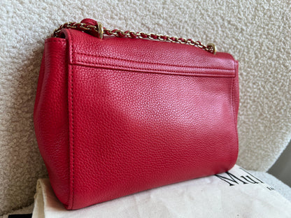Mulberry Hibiscus Red Regular Lily with Gold Hardware (RRP £995)