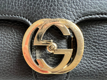 Gucci Interlocking GG Black Small Cross Body Bag