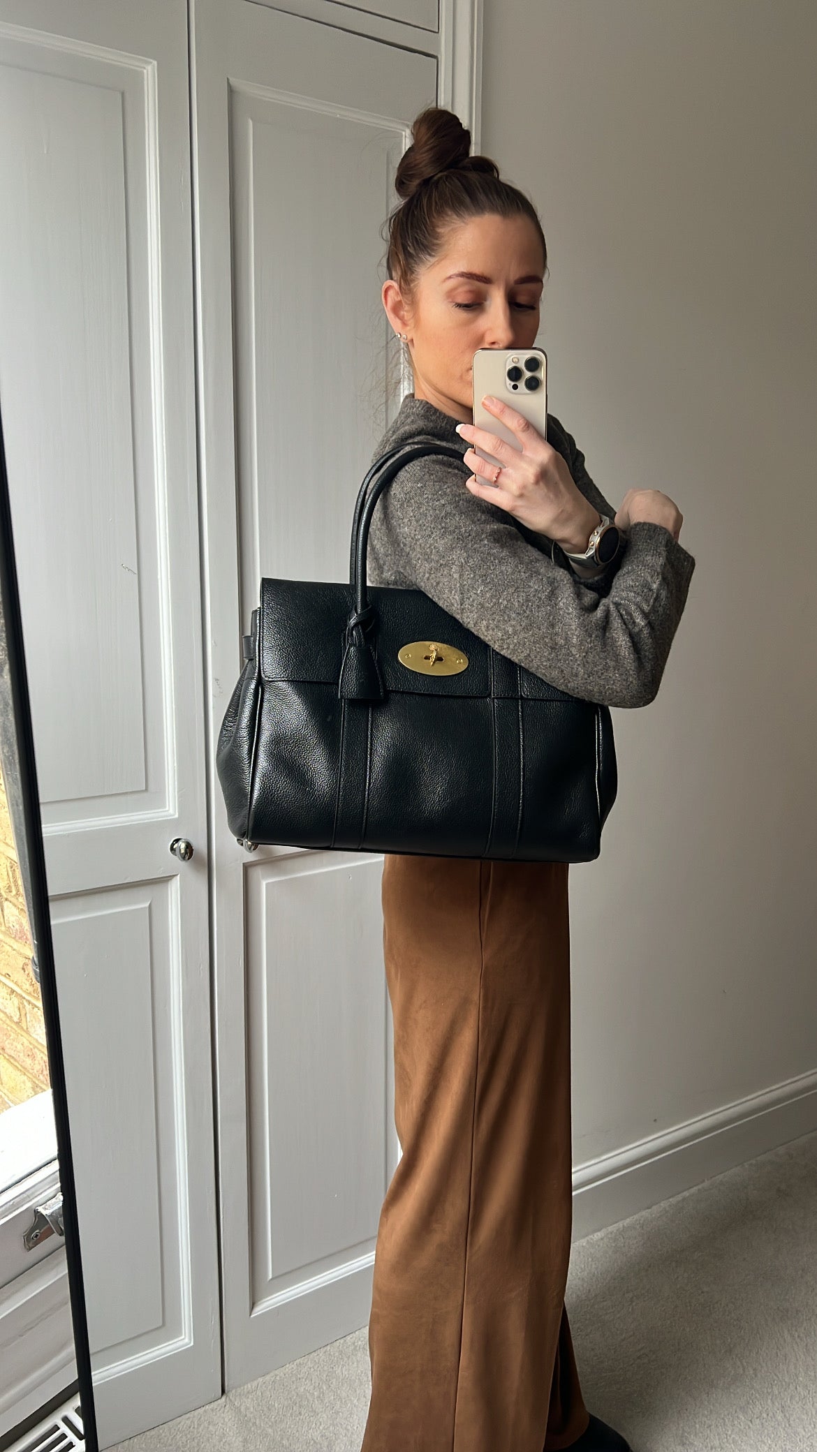 Mulberry Black Bayswater (RRP £1095)