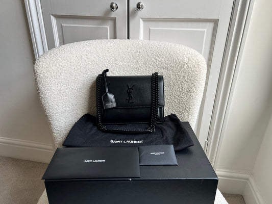 Yves Saint Laurent (YSL) Black on Black Medium Sunset (RRP £1,950)
