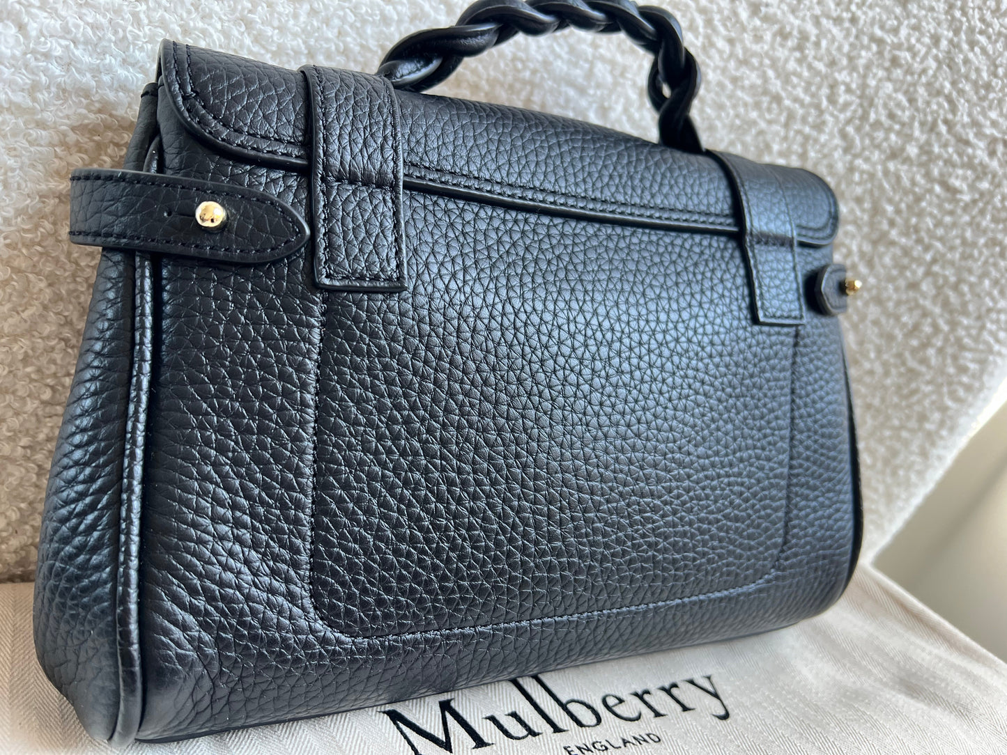 Mulberry Black Mini Alexa (RRP £995)