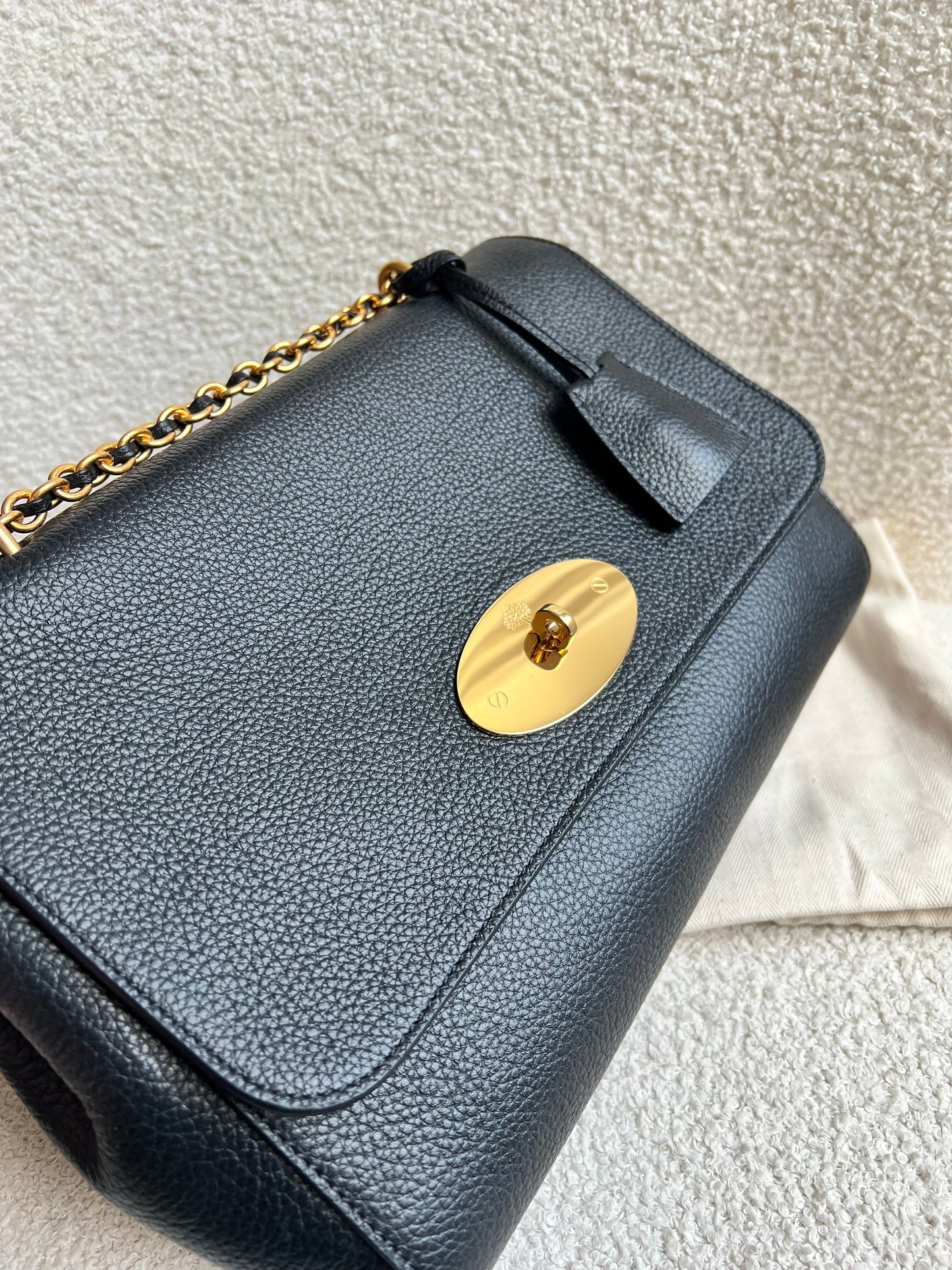 Mulberry Black Medium Lily with Gold Hardware (RRP £1095)