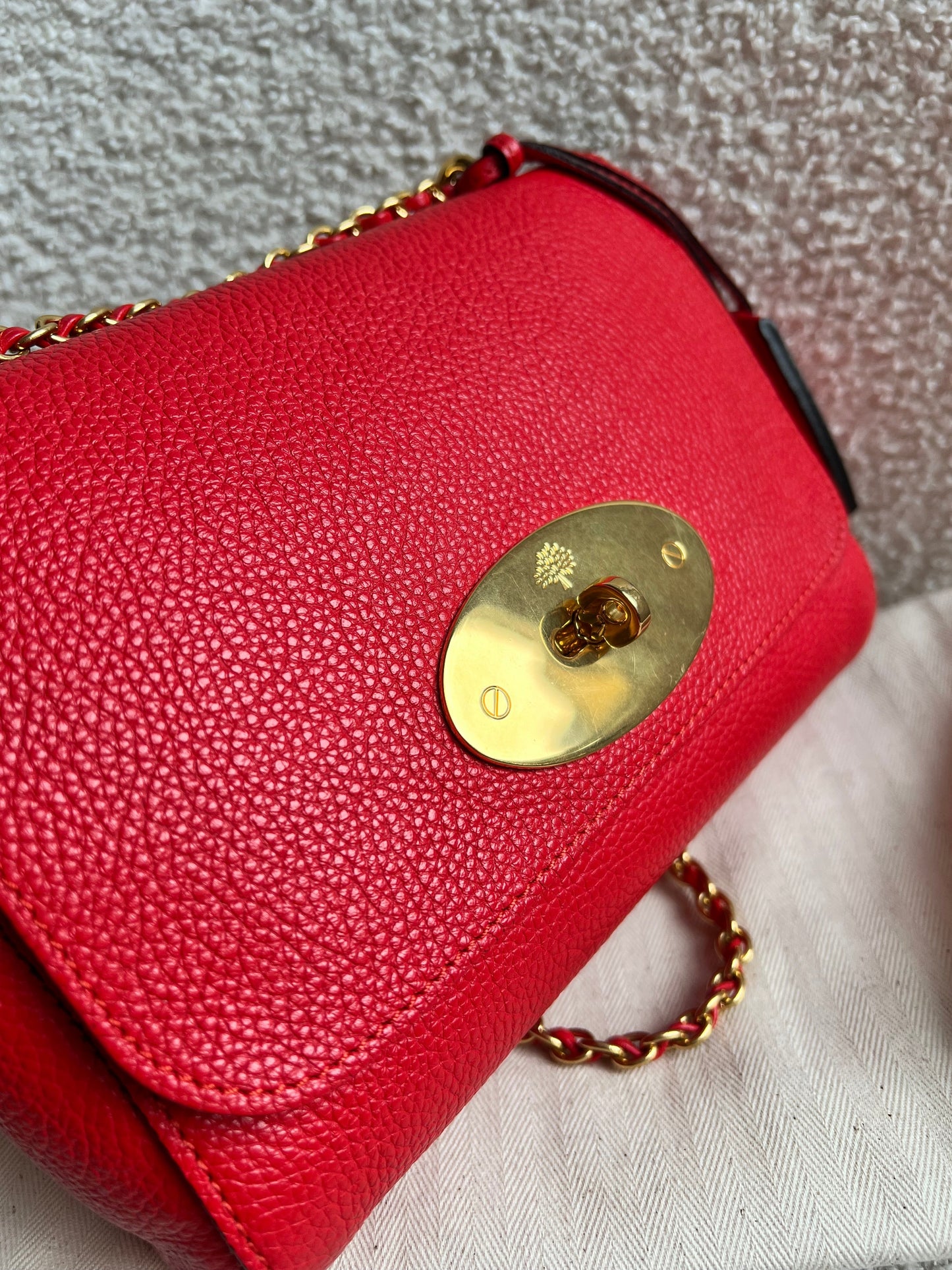 Mulberry Fiery Red Regular Lily with Gold Hardware (RRP £995)