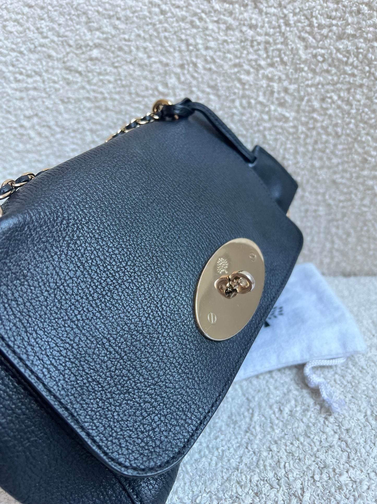 Mulberry Black Regular Lily with Silver Hardware (RRP £895)