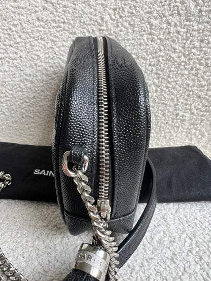 Yves Saint Laurent (YSL) Black Mini Lou Camera Bag (RRP £1285)