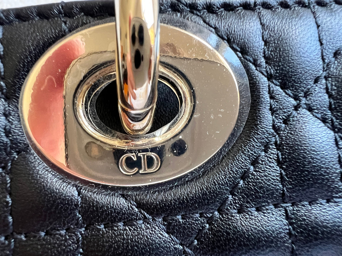 Dior Small Lady D-Joy Bag Black Cannage Lambskin (RRP £3,800)