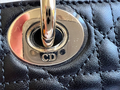Dior Small Lady D-Joy Bag Black Cannage Lambskin (RRP £3,800)