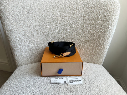 Louis Vuitton Black Canvas Bandouliere Strap