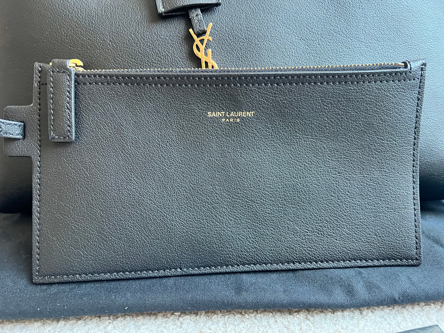 Yves Saint Laurent (YSL) Black E/W Shopping Tote (RRP £1115)