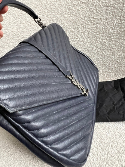 Yves Saint Laurent (YSL) Navy Large College (RRP £2,280)
