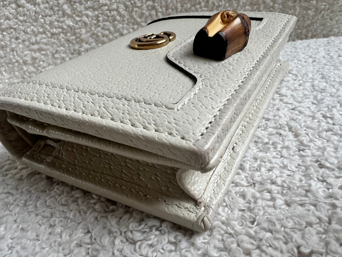 Gucci Diana Bamboo Card Case Wallet
