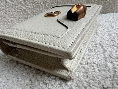 Gucci Diana Bamboo Card Case Wallet