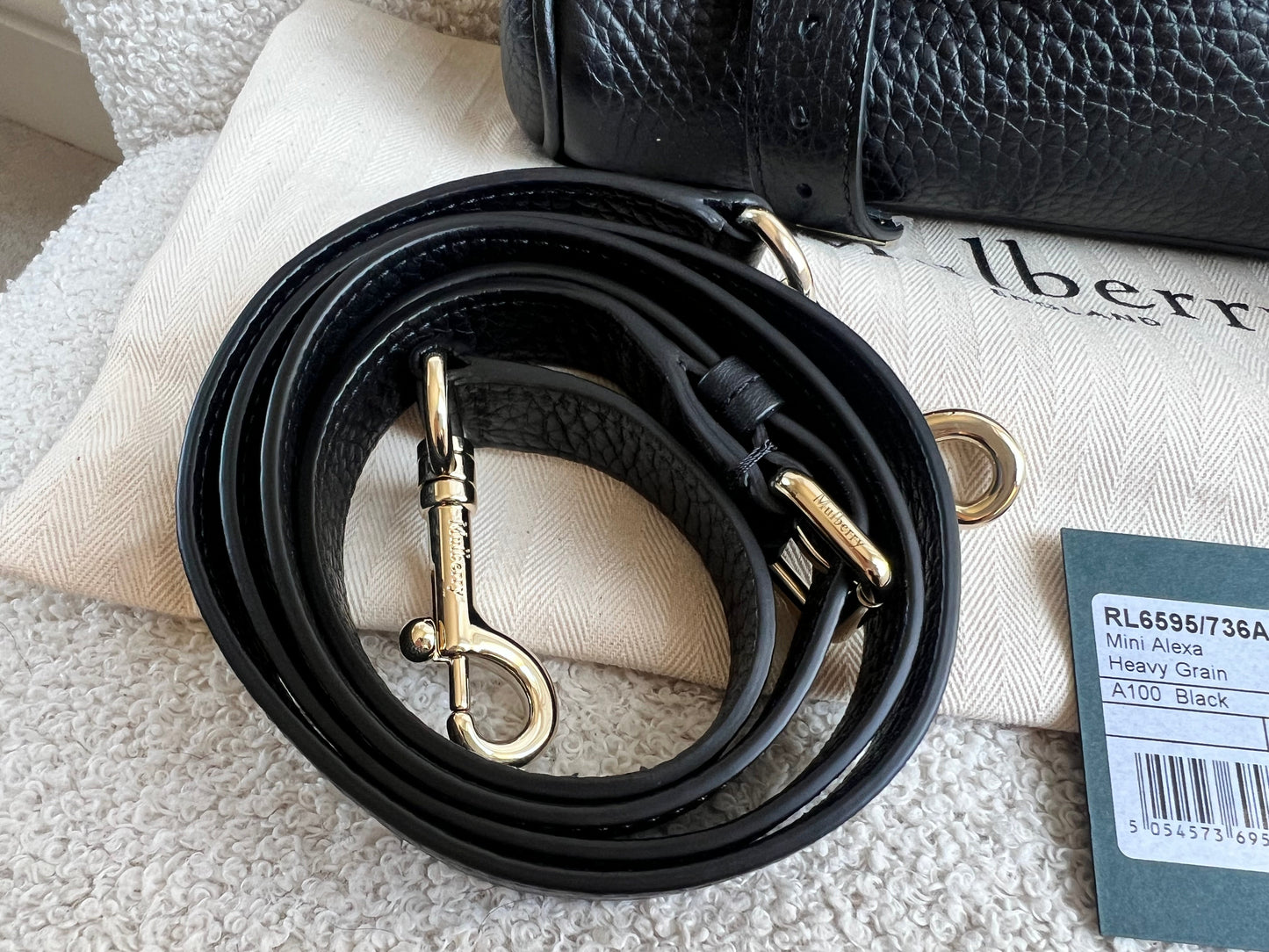 Mulberry Black Mini Alexa (RRP £995)