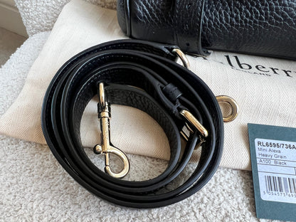 Mulberry Black Mini Alexa (RRP £995)