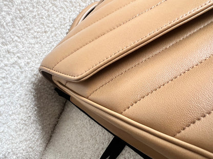 Yves Saint Laurent (YSL) Medium Natural Tan LouLou (RRP £2145)