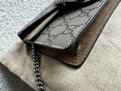 Gucci Dionysus GG Supreme Super Mini Shoulder Bag (RRP £890)