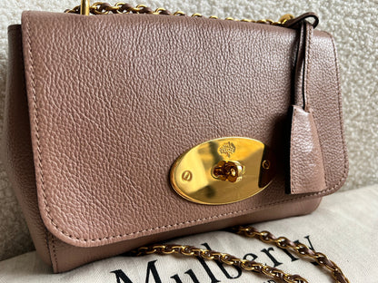 Mulberry Dark Blush Regular Lily with Gold Hardware (RRP £995)