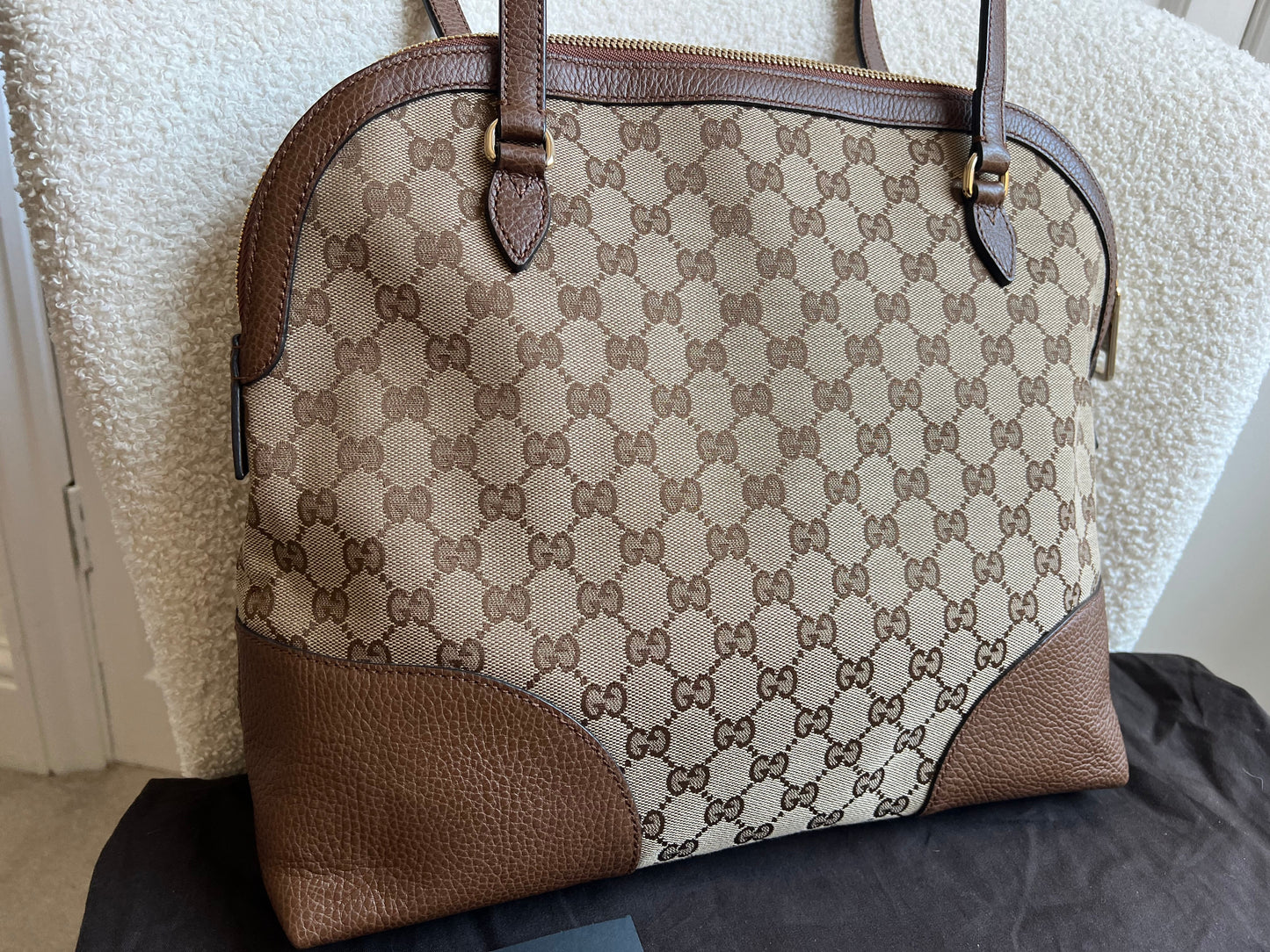 Gucci GG Bree Canvas Shoulder Bag