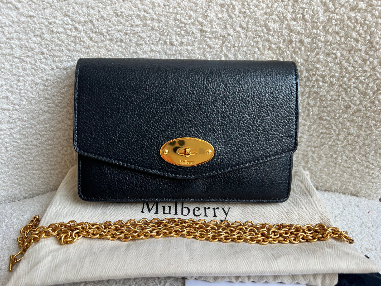Mulberry Black Small Darley Cross Body Bag (RRP £650)