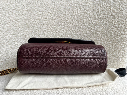 Mulberry Oxblood Regular Lily with Gold Hardware (RRP £895)