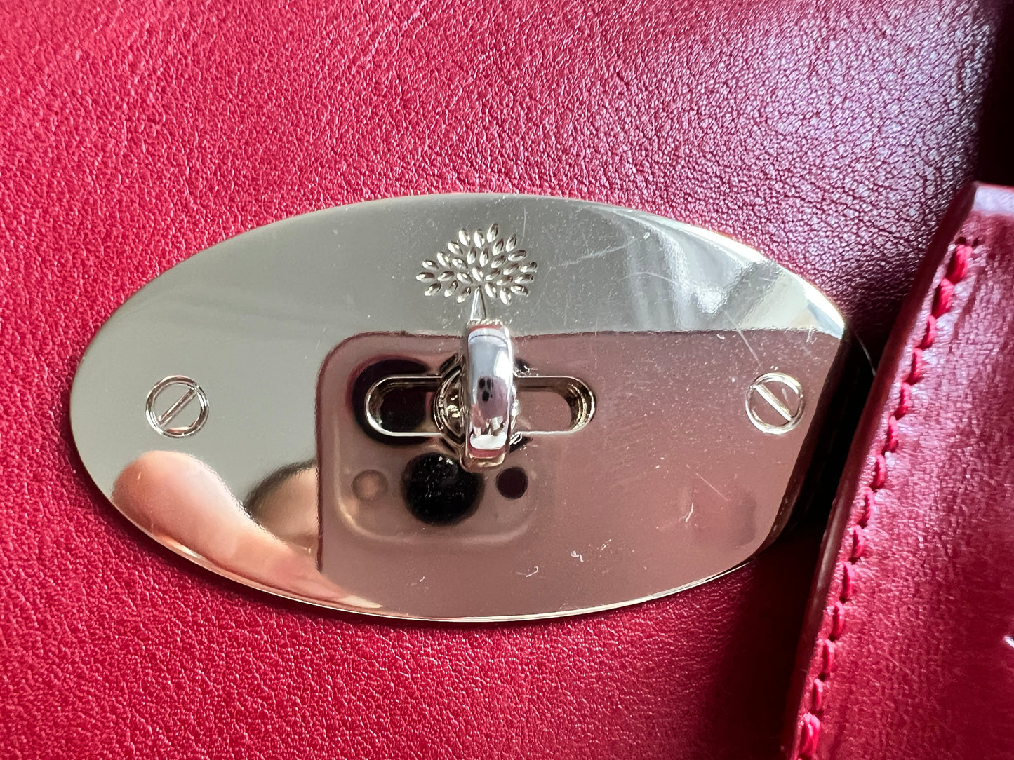Mulberry Red Bayswater (RRP £1095)