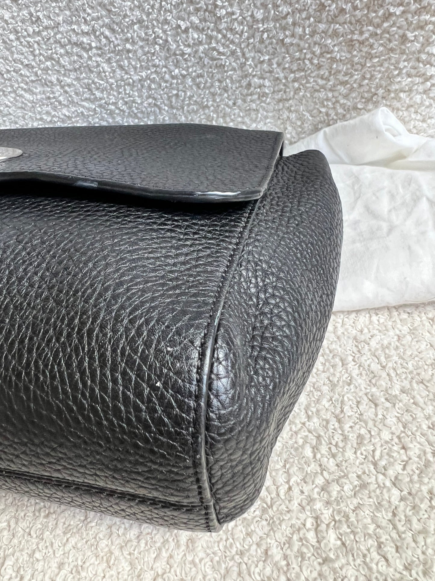 Mulberry Black Medium Lily with Silver Hardware (RRP £1095)
