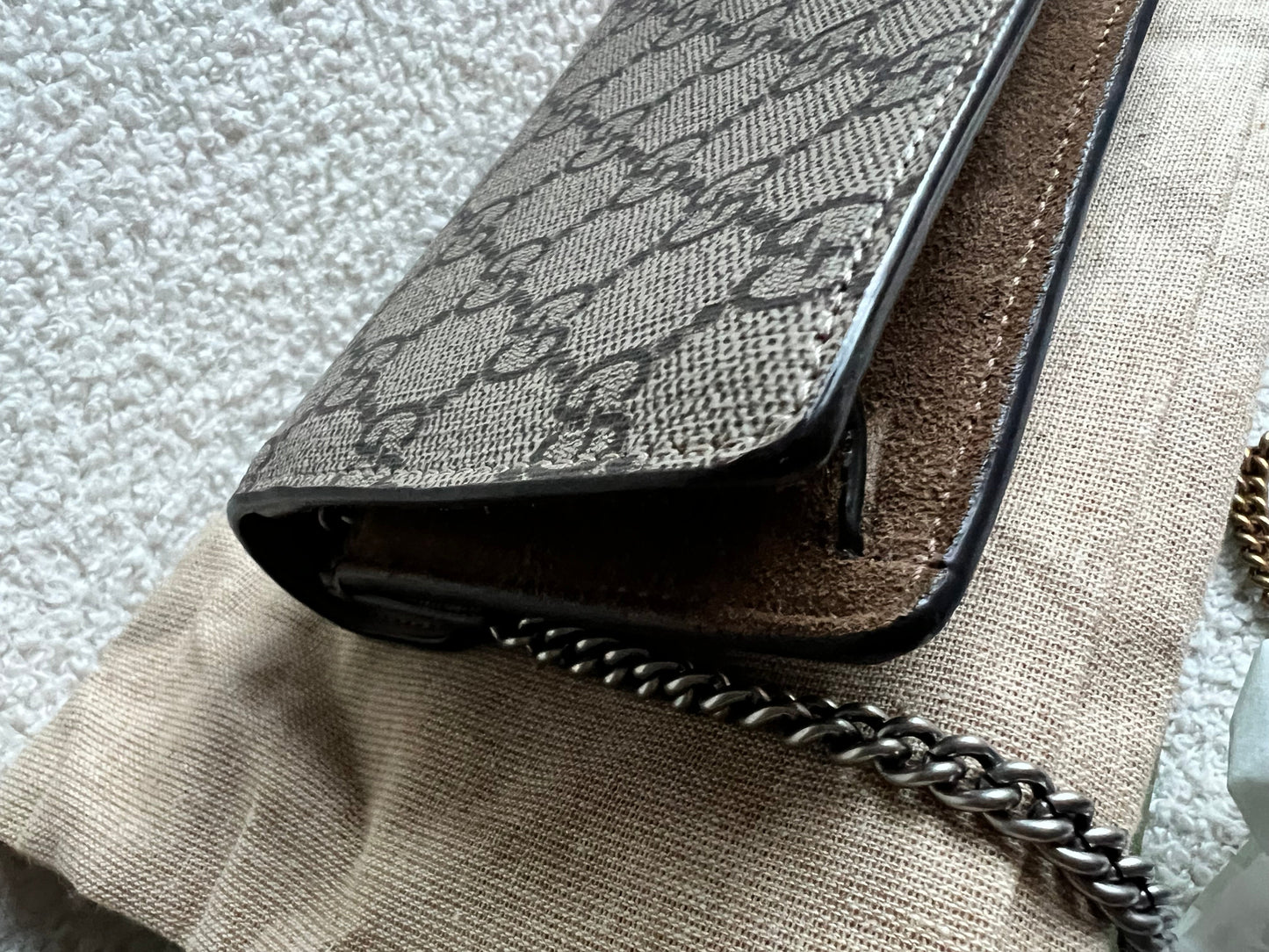 Gucci Dionysus GG Supreme Super Mini Shoulder Bag (RRP £890)