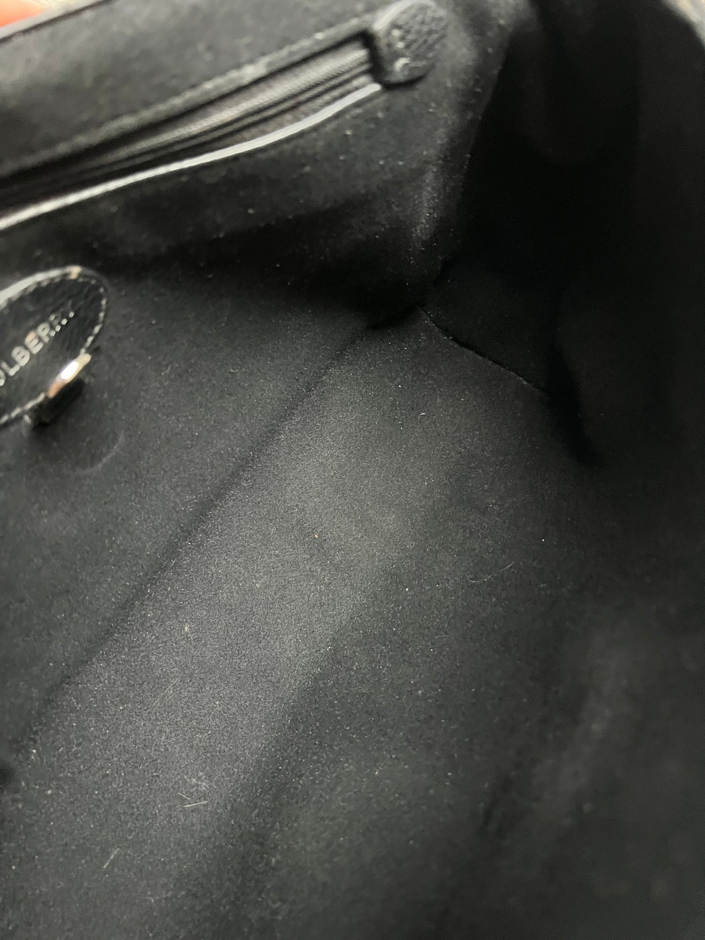 Mulberry Black Medium Lily with Silver Hardware (RRP £1095)