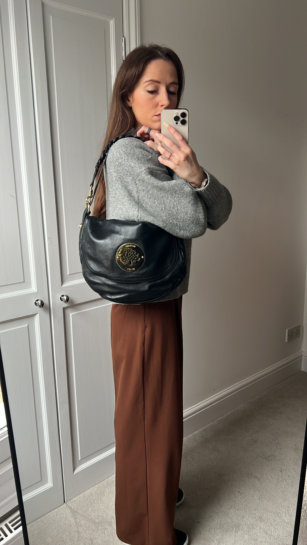 Mulberry Black Daria Satchel (RRP £795)