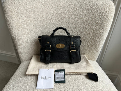 Mulberry Black Mini Alexa (RRP £995)