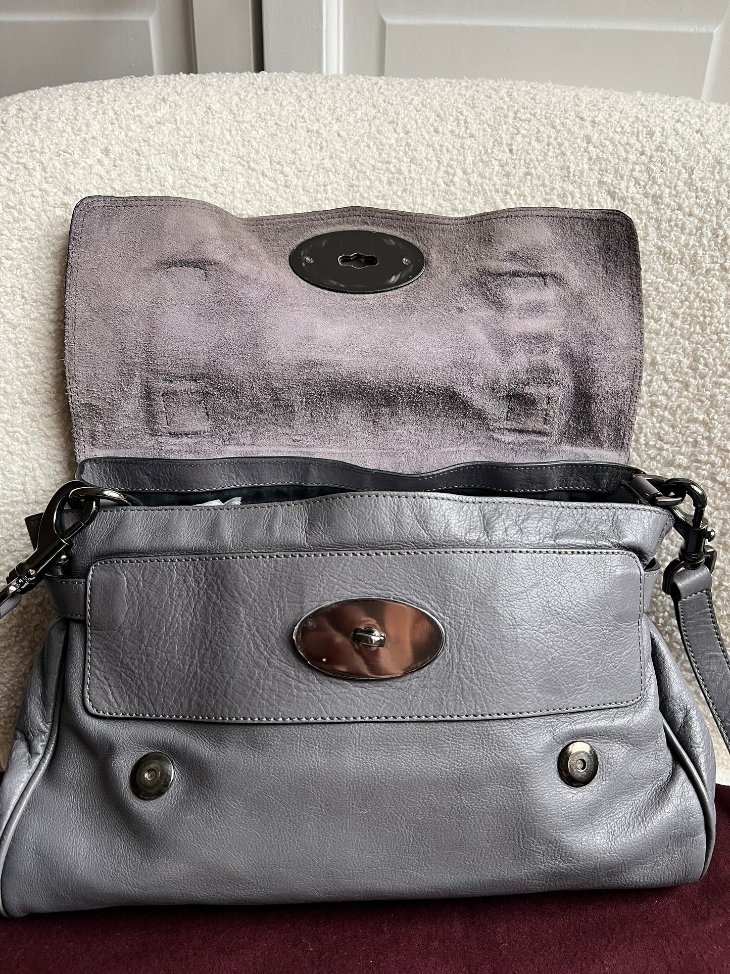 Mulberry Foggy Grey Regular Alexa (RRP £1100)