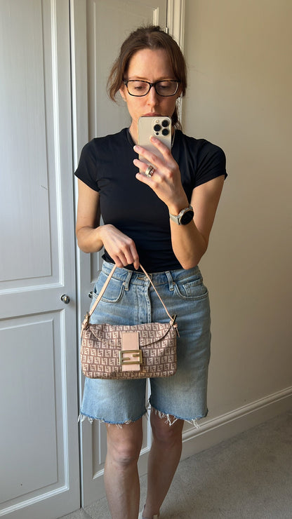 Fendi Baguette Shoulder Bag Zucca